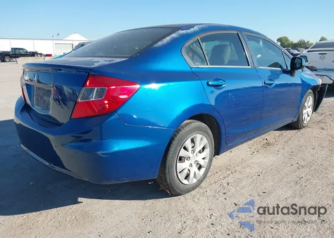 2012 Honda Civic Lx из США, поврежденный, VIN 2HGFB2F53CH513022